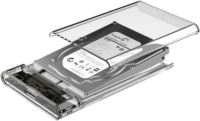 Festplattengehäuse 2,5 Zoll für SATA-SSD und HDD, USB 3.0 – Ansicht 4