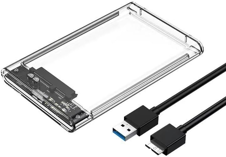 Festplattengehäuse 2,5 Zoll für SATA-SSD und HDD, USB 3.0