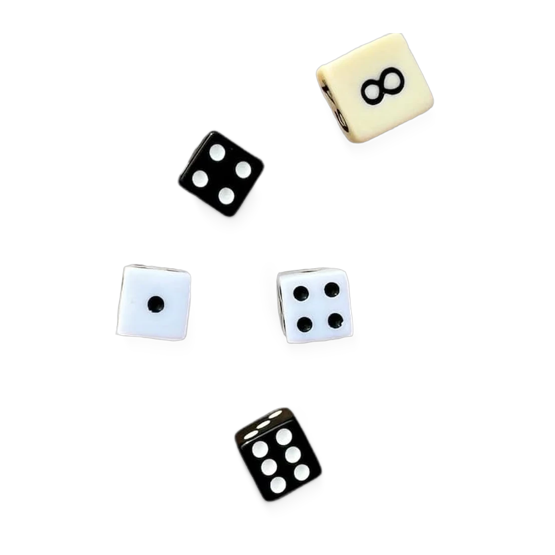 Backgammon-Würfelset mit Dopplerwürfel, optional mit Würfelbecher – Ansicht 3