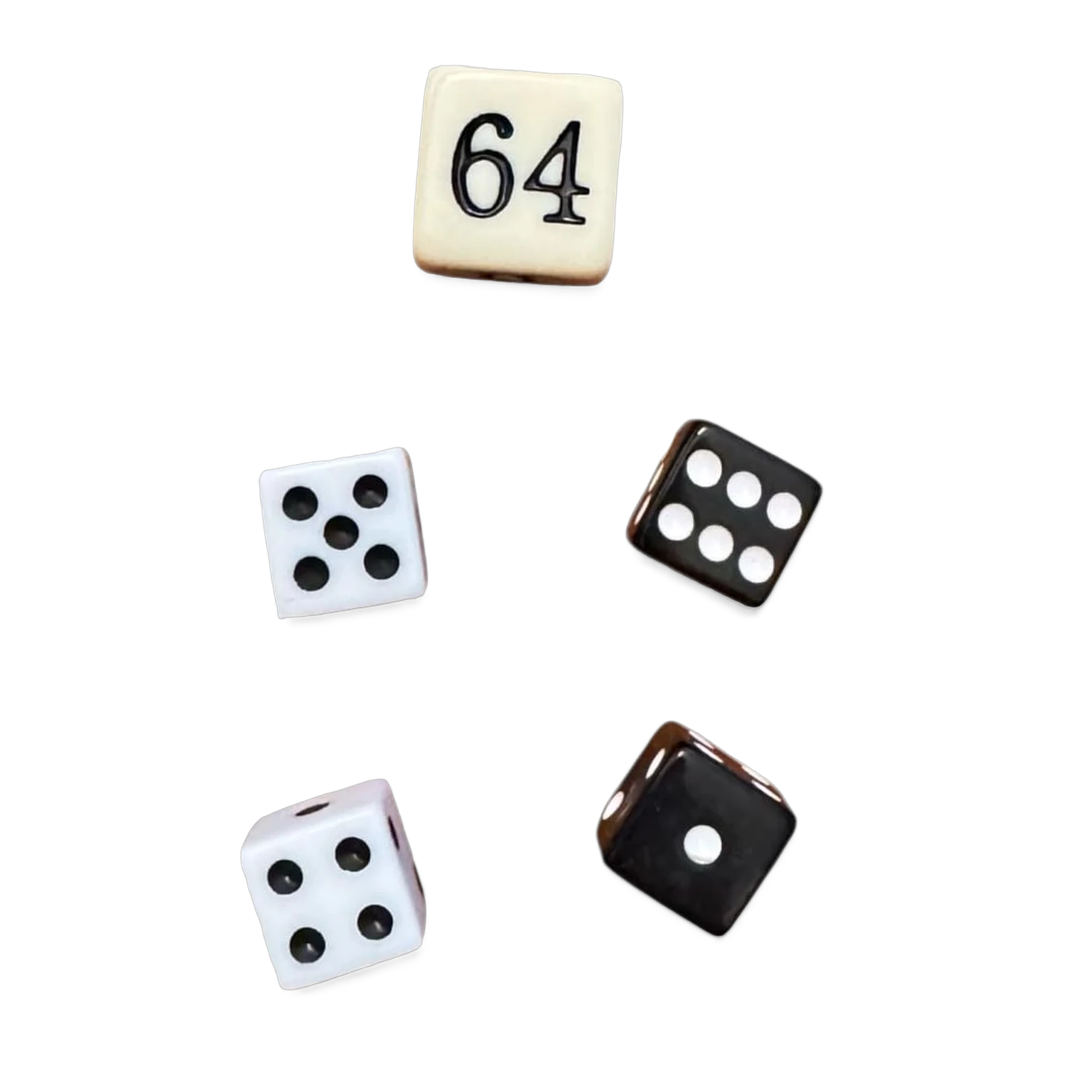 Backgammon-Würfelset mit Dopplerwürfel, optional mit Würfelbecher – Ansicht 6