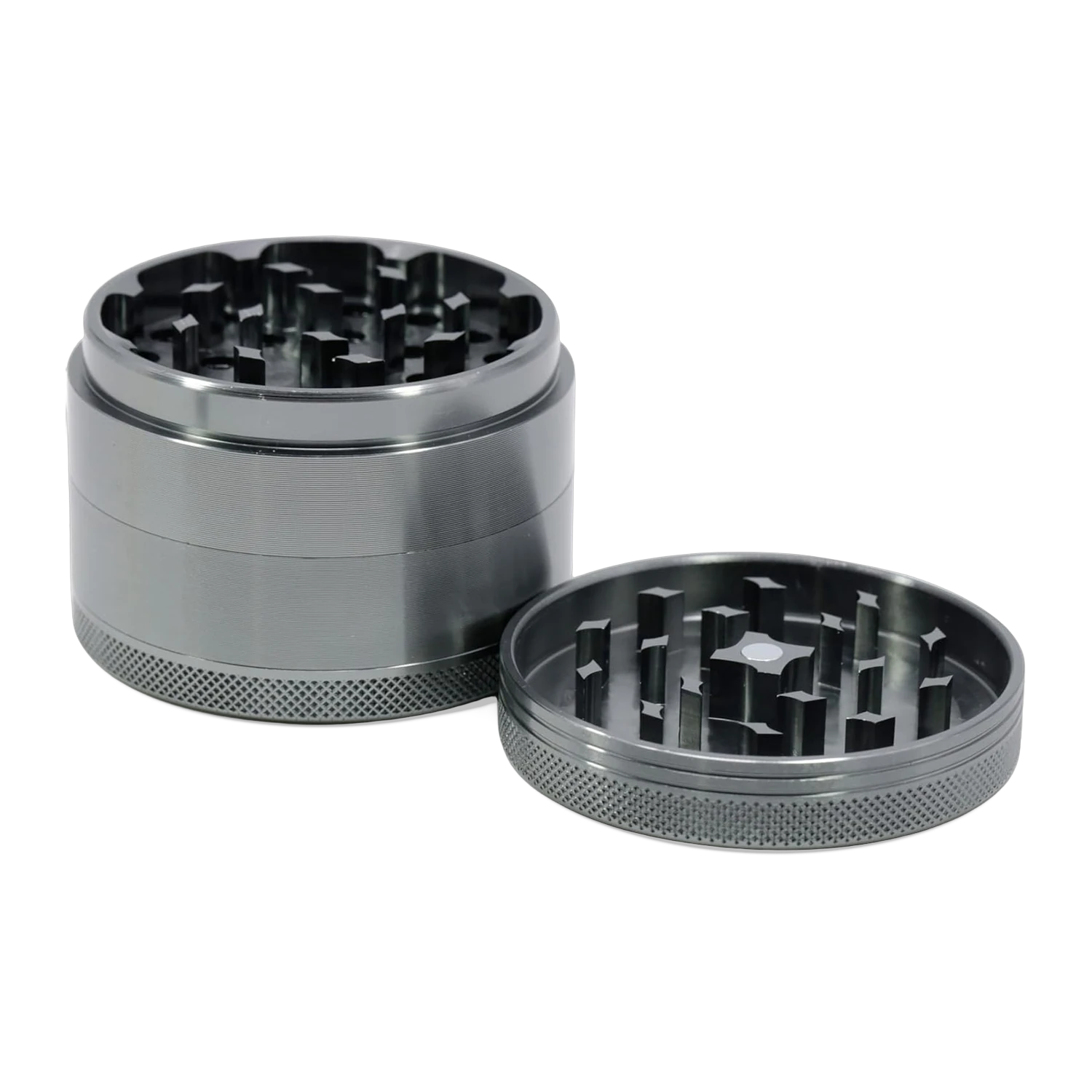 Kräuter- und Gewürzmühle (Grinder) Ø 50 mm, 4-teilig, Aluminium