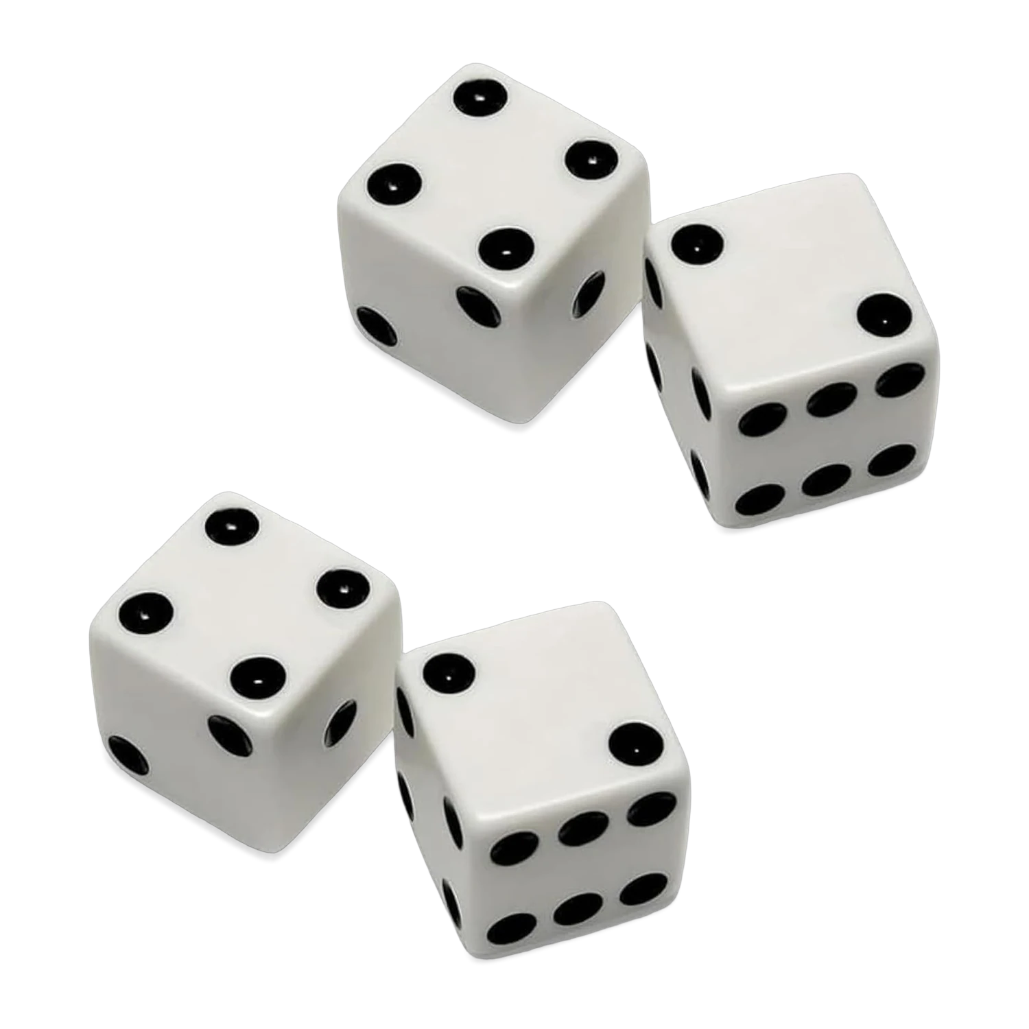 Tavla-Würfel (Tavla Zarı) für Backgammon, 8–10 mm – Ansicht 2