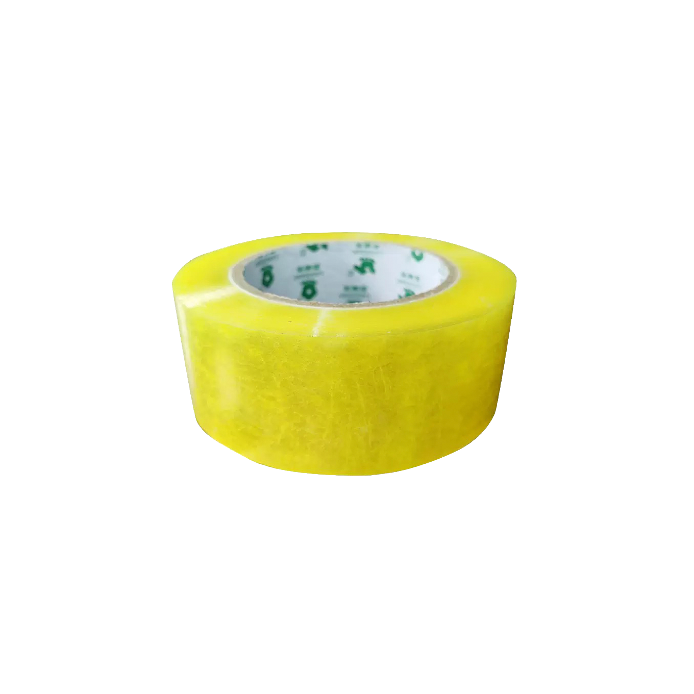 Rolle transparentes Paketklebeband von der Seite